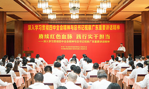 “赓续红色血脉 践行实干担任” <br>深刻进建贯彻四中全会心灵与总书记视察广东重要讲话心灵